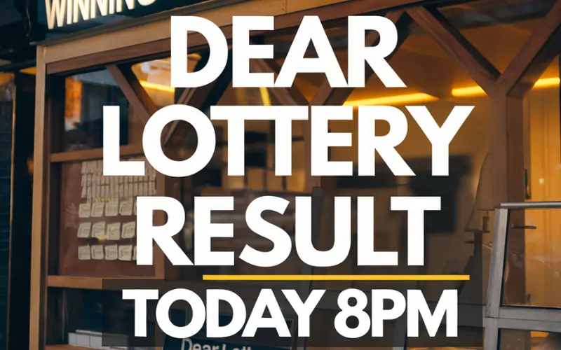 dear lottery result today 8pm 